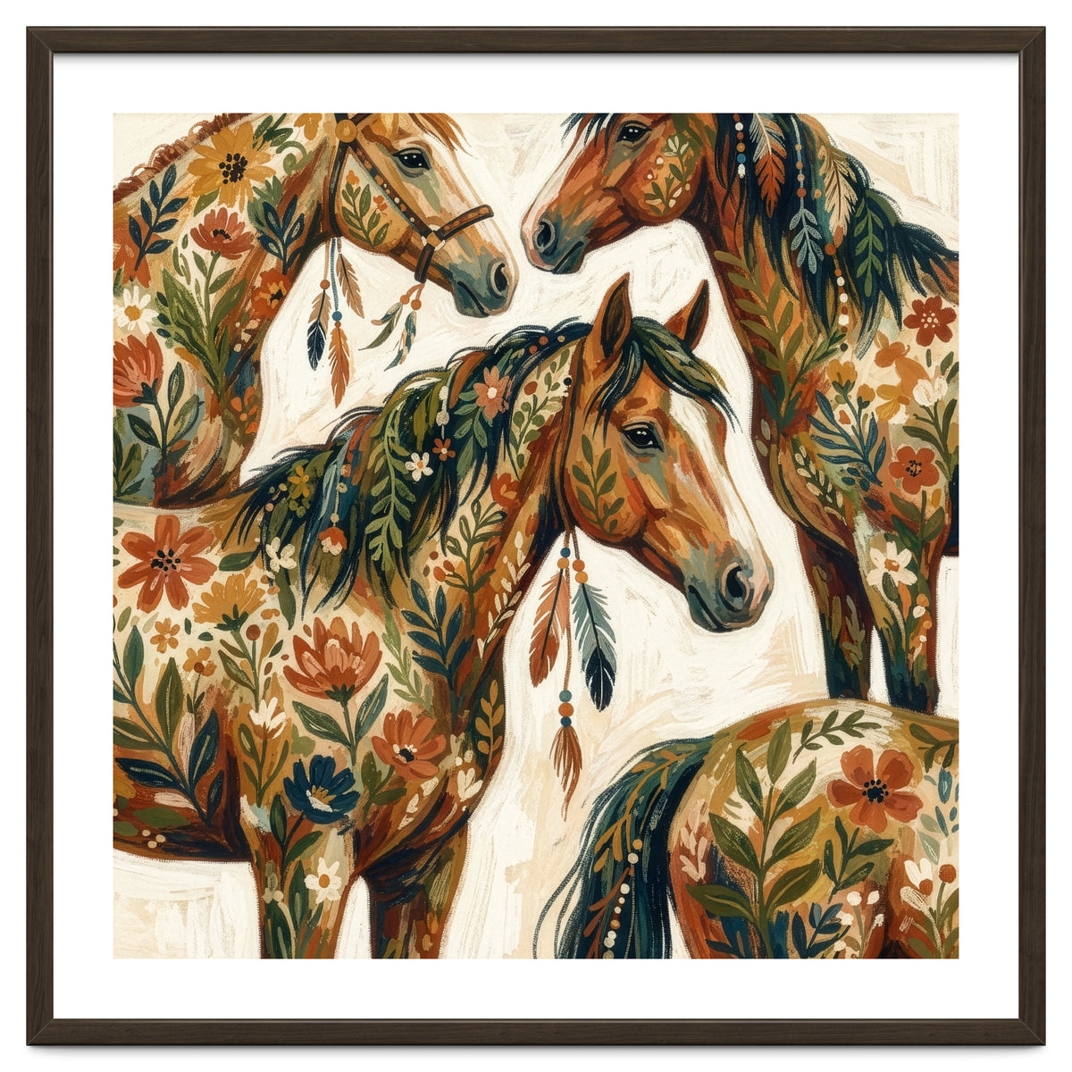 Rustic Horse Blossoms