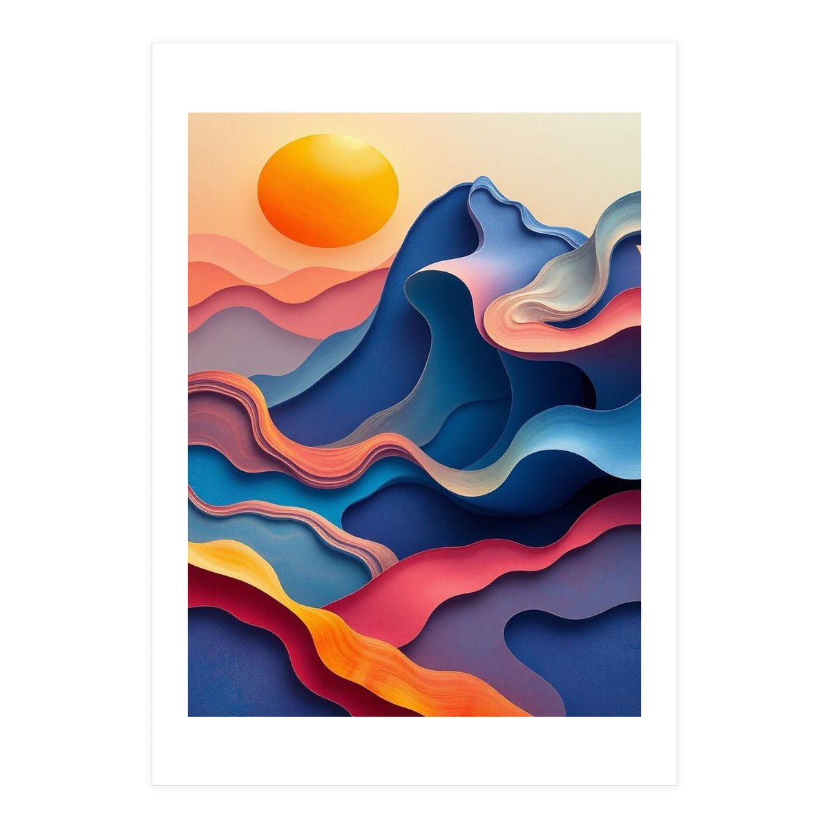 Sunset Over the Reef (Print Only)