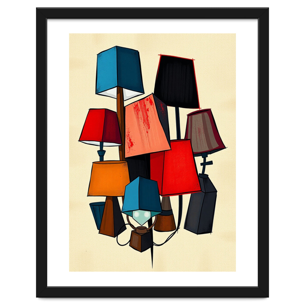 The Lamp Abstract Elegant