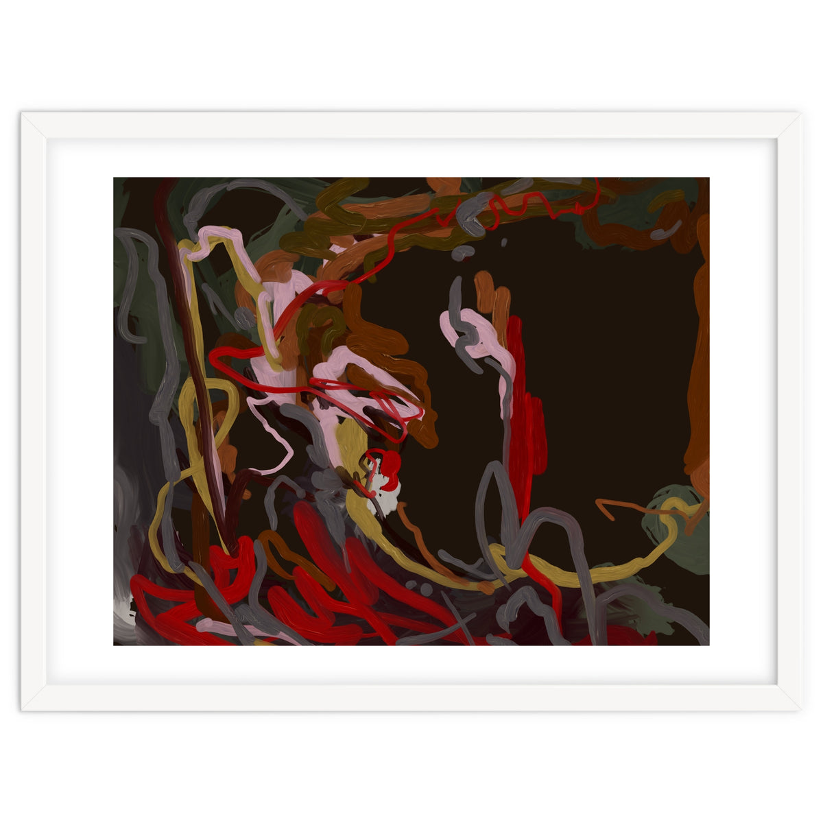 Abstract Fluidity oil painting