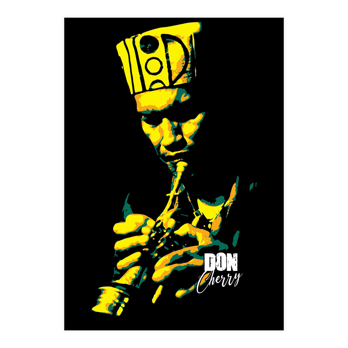 Don Cherry American Jazz Trumpeter v2 (Print Only)