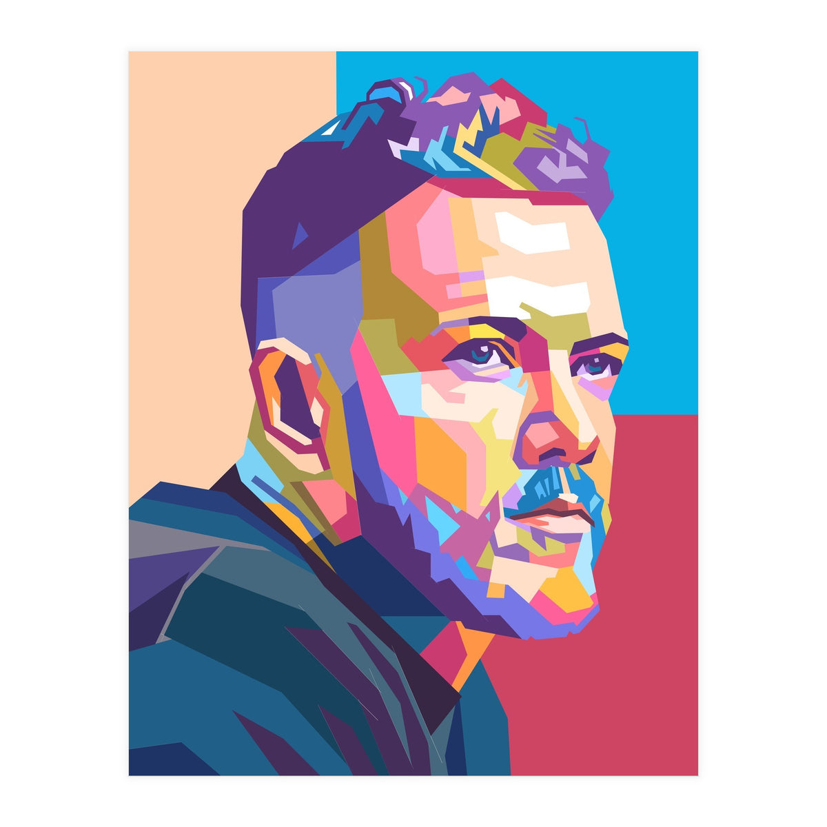 Dan Reynolds - Imagine Dragons pop art portrait (Print Only)