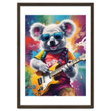 Koala Playing Guitar, Rock Graffiti thumbnail
