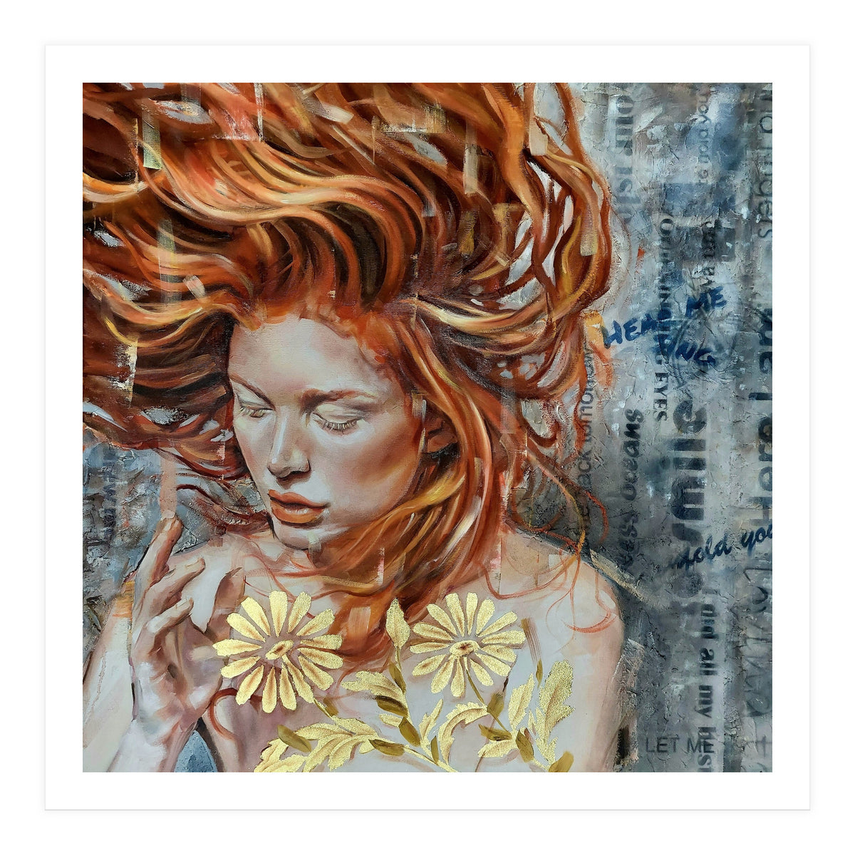 Blooming from the concrete  (Print Only)