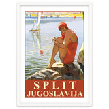 Split, Swimmer on a Rocky Coast thumbnail