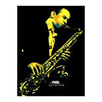 Paul Gonsalves American Jazz Tenor Saxophonist (Print Only)