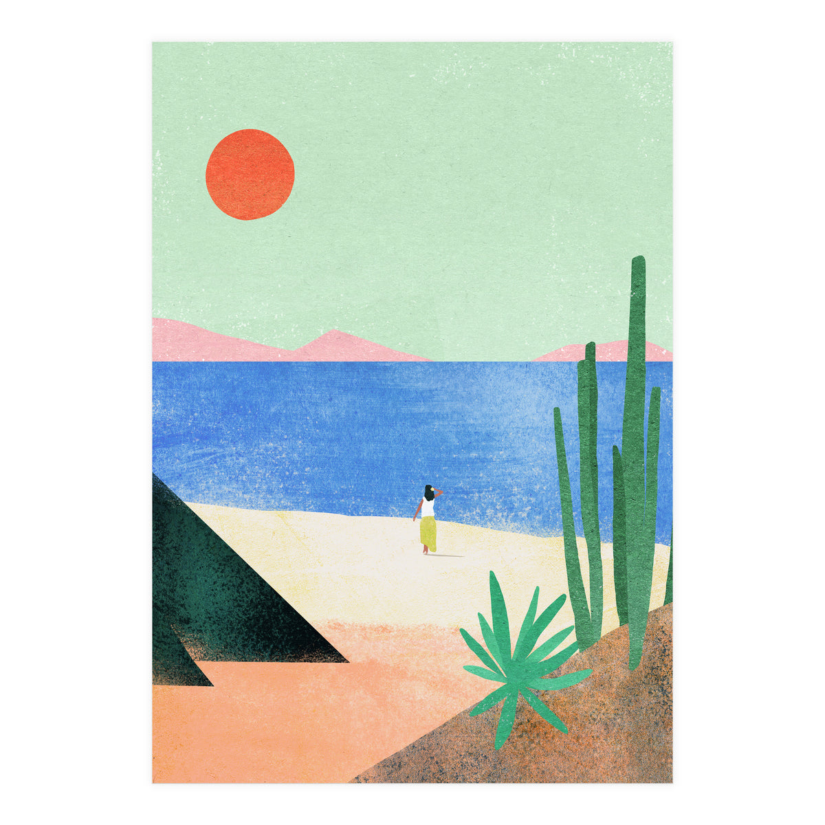 Beach Girl II (Print Only)