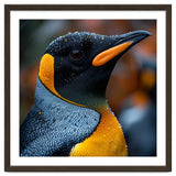 King Penguin With Water Droplets In Rain thumbnail