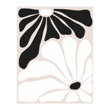 Floral Yin Yang, Scandinavian Nature Flowers Botanical Concept, Plants Blossom Positivity Neutral Minimalism (Print Only) thumbnail