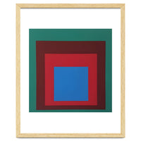 Josef Albers - HOMAGE TO THE SQUARE: Green, Red, Blue