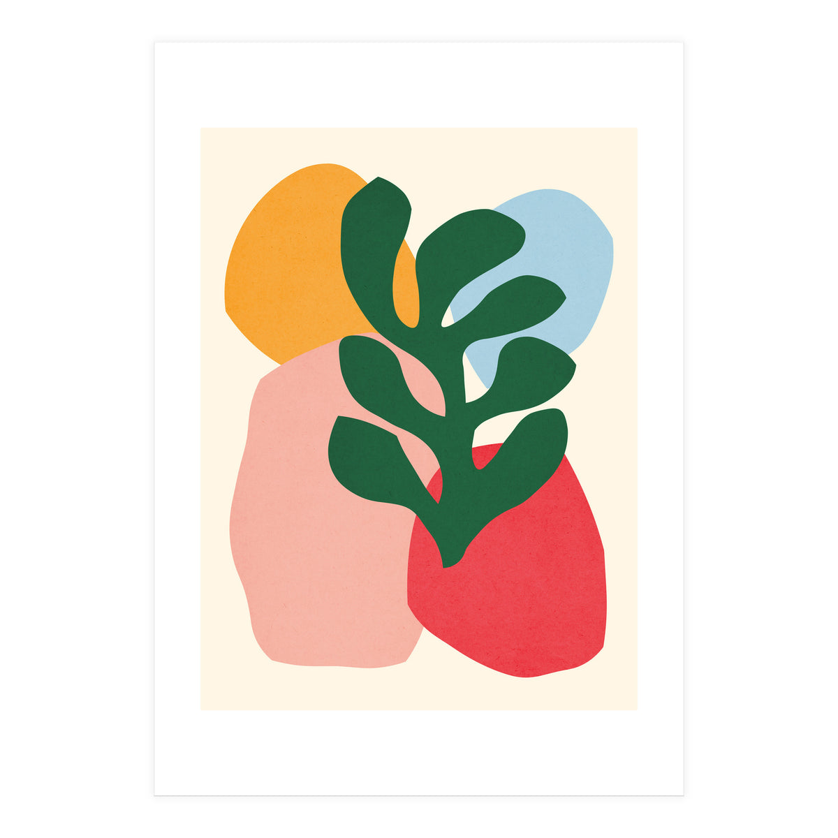 Floral matisse 9 (Print Only)