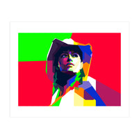 Jessica Biel American Actress WPAP Illustration Trending Now  (Print Only)