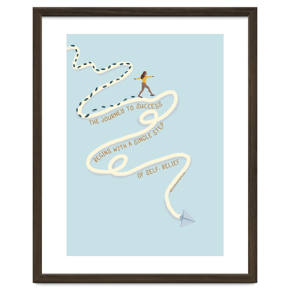 The Journey To Success Begins With A Single Step Of Self-Belief