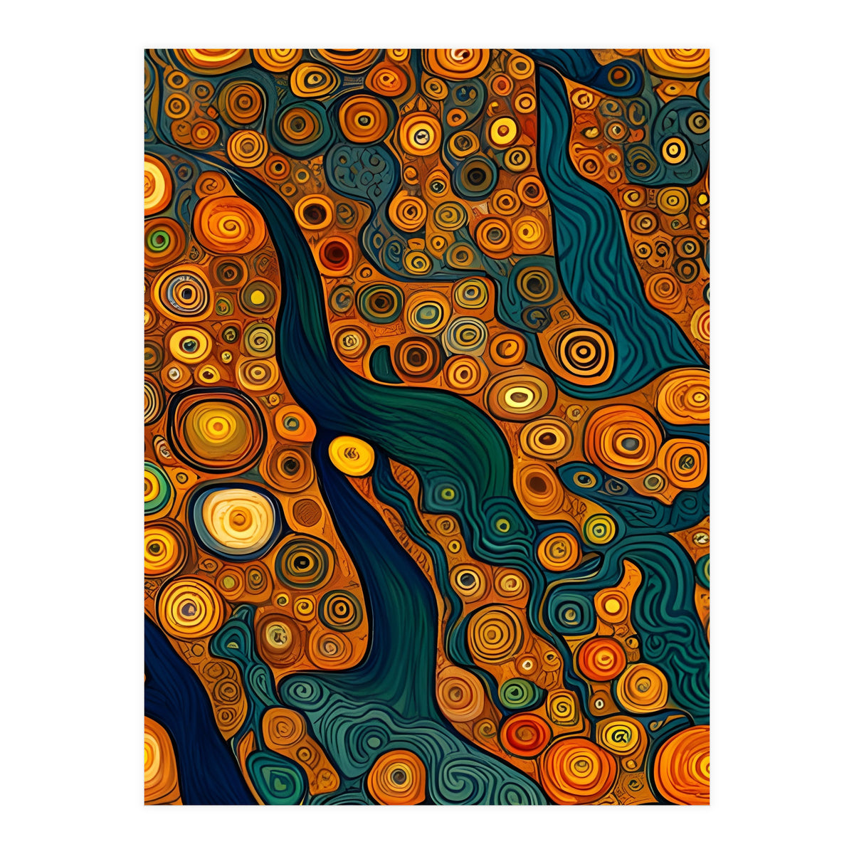 Artificial Masterworks - Klimt van Gogh (Print Only)