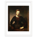 Rembrandt Harmenszoon van Rijn / 'Young Girl at an Open Half-Door', 1645. thumbnail
