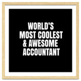 World's most coolest and awesome accountant thumbnail