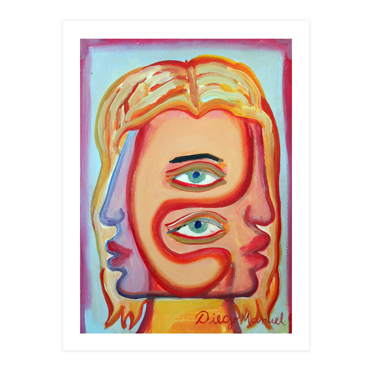 Cabeza De Mujer 10 (Print Only)