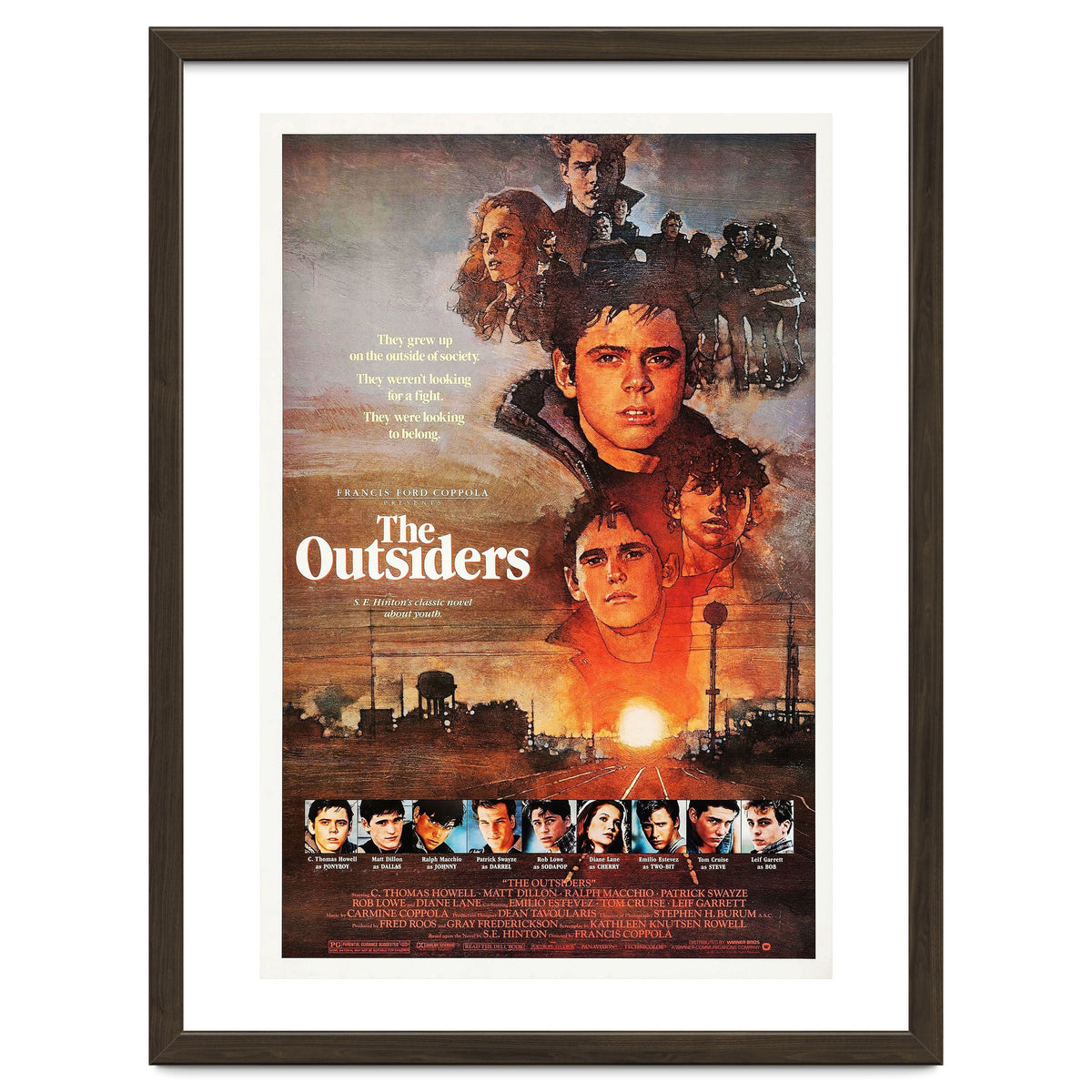 THE OUTSIDERS (1983), directed by FRANCIS FORD COPPOLA.
