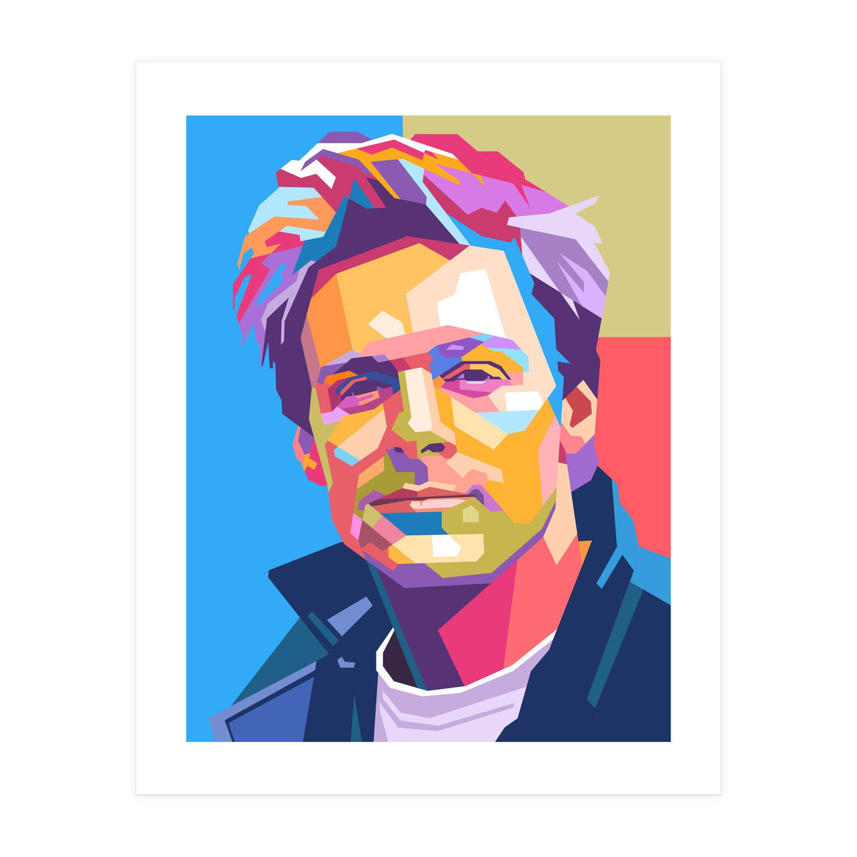 Bryan Adams pop art portrait (Print Only)