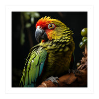 Vibrant Macaw Parrot  (Print Only)