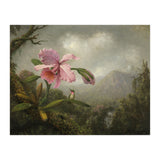 Martin Johnson Heade (Lumberville, 1819-St. Augustine, 1904). Orchid and Hummingbird near a Water... (Print Only) thumbnail