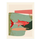 Red Fish Abstract (Print Only) thumbnail