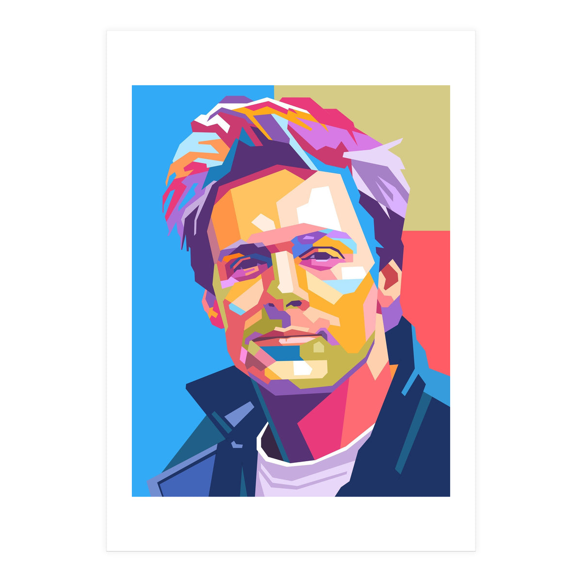 Bryan Adams pop art portrait (Print Only)
