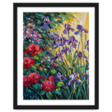Expressive Heavy Impasto Floral Oil Painting thumbnail