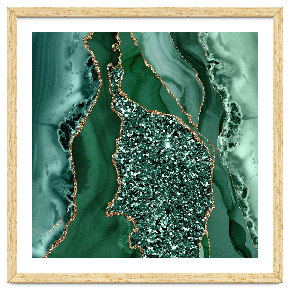 Agate Glitter Ocean Texture 15