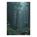 Ethereal Misty Forest in the Rain (Print Only) thumbnail
