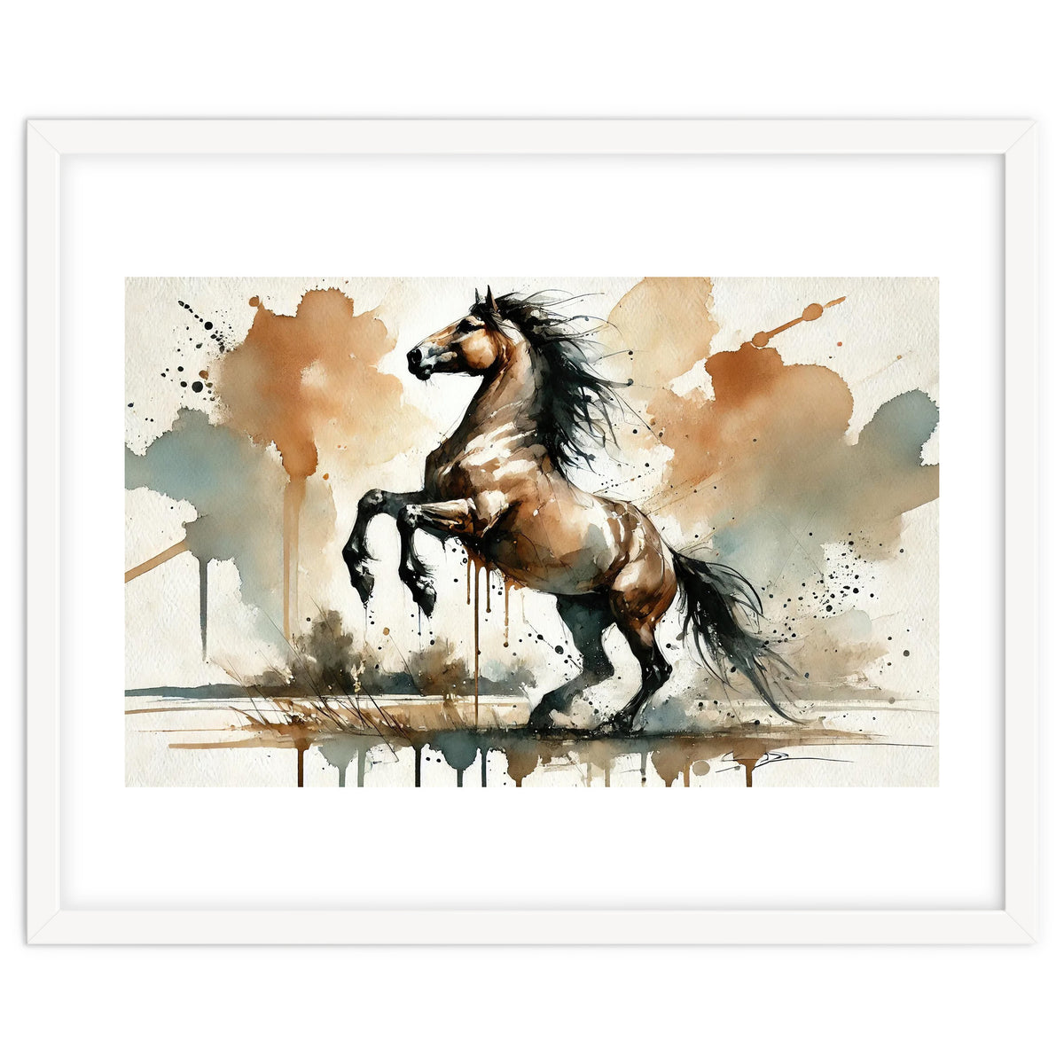 Fiery Horse Elegance