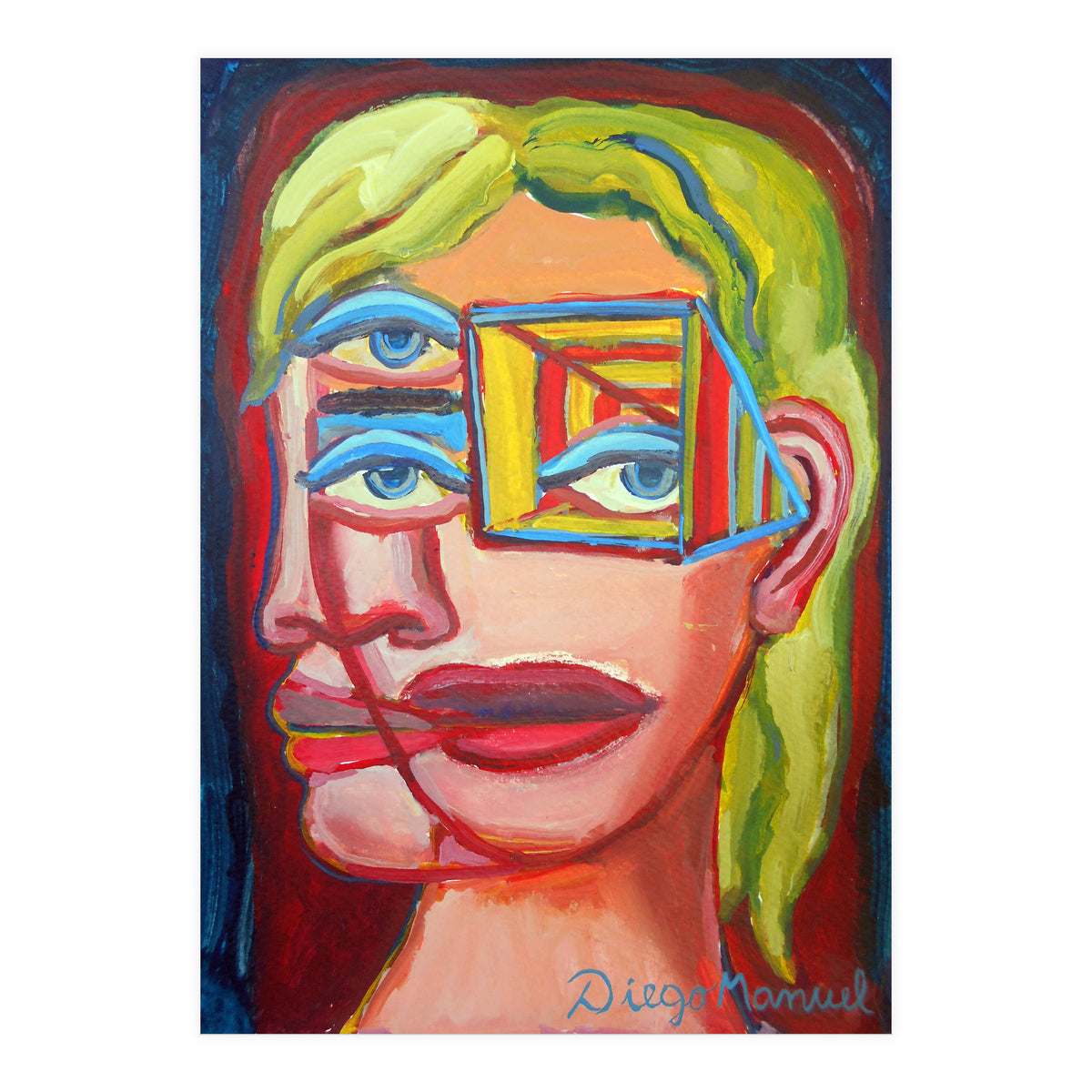 Cabeza De Mujer 23 (Print Only)