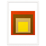 Josef Albers - Red, Brown, Golden thumbnail