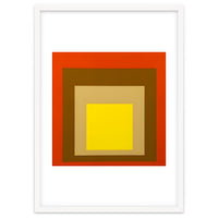 Josef Albers - Red, Brown, Golden