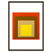 Josef Albers - Red, Brown, Golden
