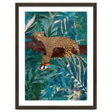 Leopard wearing shoes in the jungle thumbnail