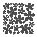 Grey Flowers Pattern (Print Only) thumbnail