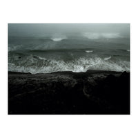 BLACK BEACH OCEAN (Print Only)