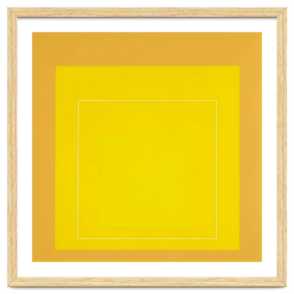 JOSEF ALBERS - HOMAGE TO THE SQUARE YELLOW
