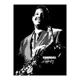 Cannonball Adderley American Jazz Saxophonist in Grayscale (Print Only) thumbnail