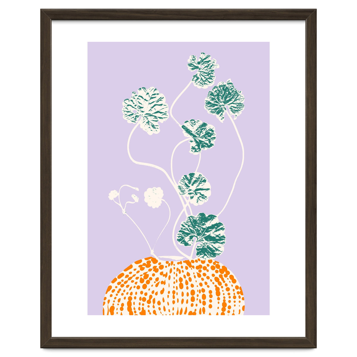 Plant based happyness Ajuga still life