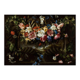 Juan de Arellano / 'Garland of Flowers with Landscape', 1652, Spanish School. (Print Only) thumbnail
