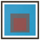 JOSEF ALBERS - HOMAGE TO THE SQUARE, BLUE, DARK RED thumbnail
