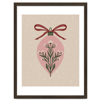 Christmas Floral Globe