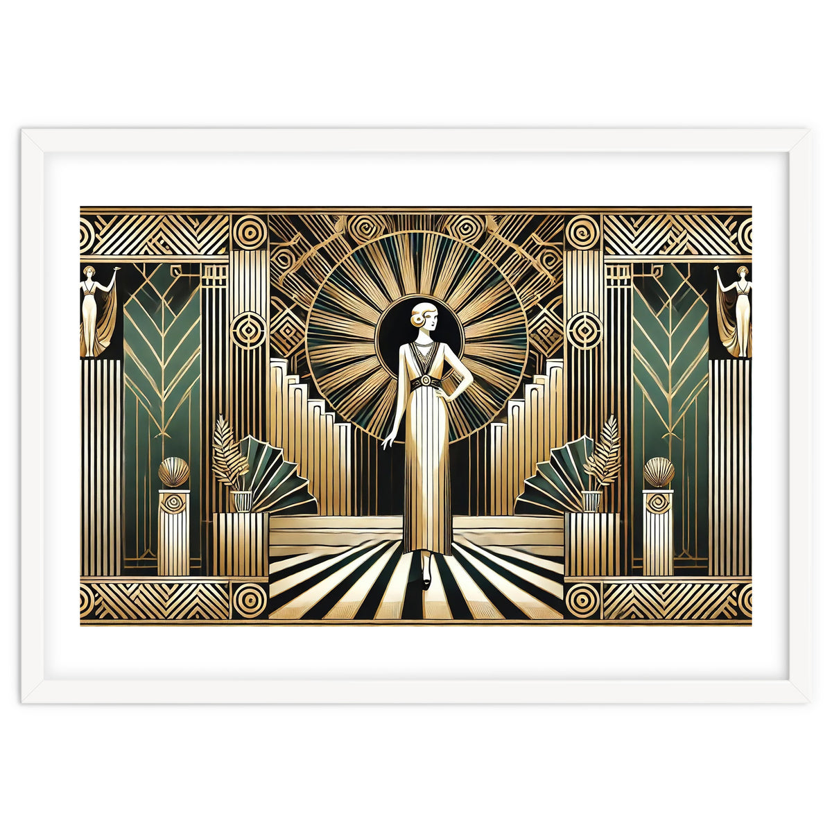 Golden Twenties Flair In Art Deco