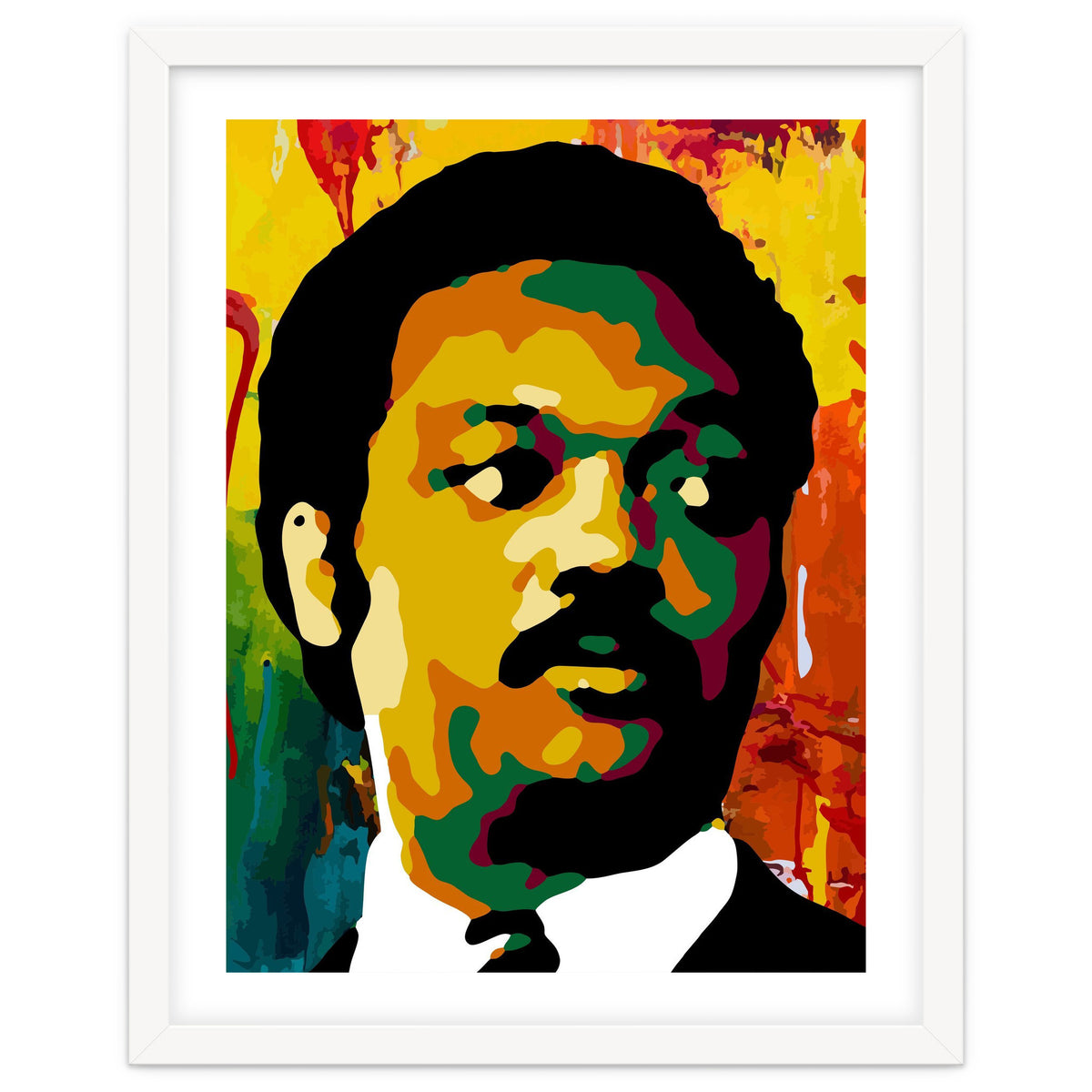 Jesse Jackson Colorful Abstract Art