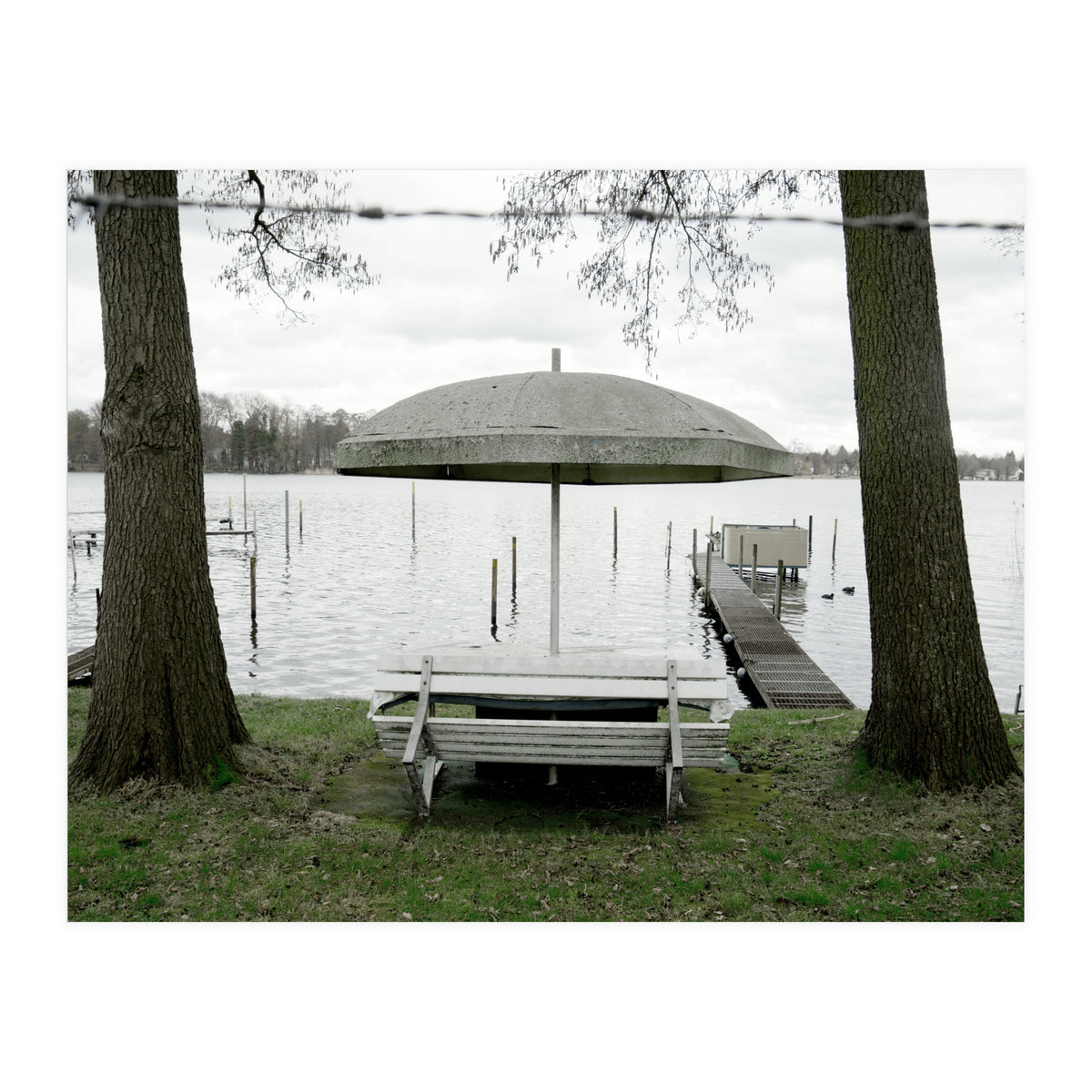 Lakeside rest place - out of season (Print Only)