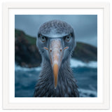 Majestic Albatross Facing Camera Over Ocean thumbnail