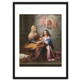 Bartolomé Esteban Murillo / 'Saint Anne with the Virgin', ca.  1655, Spanish School. VIRGIN MARY. thumbnail