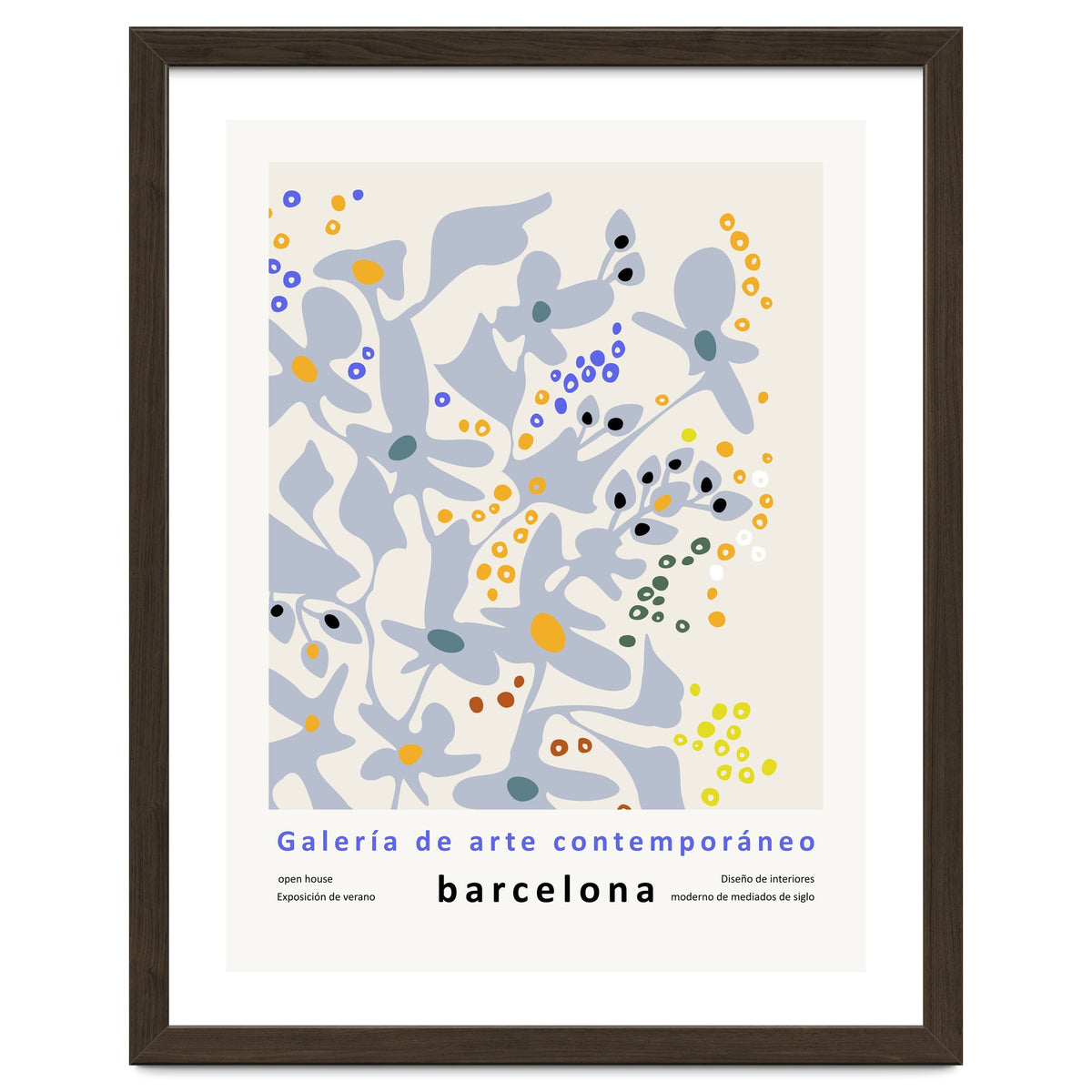 Contemporary art gallery Barcelona design and interior